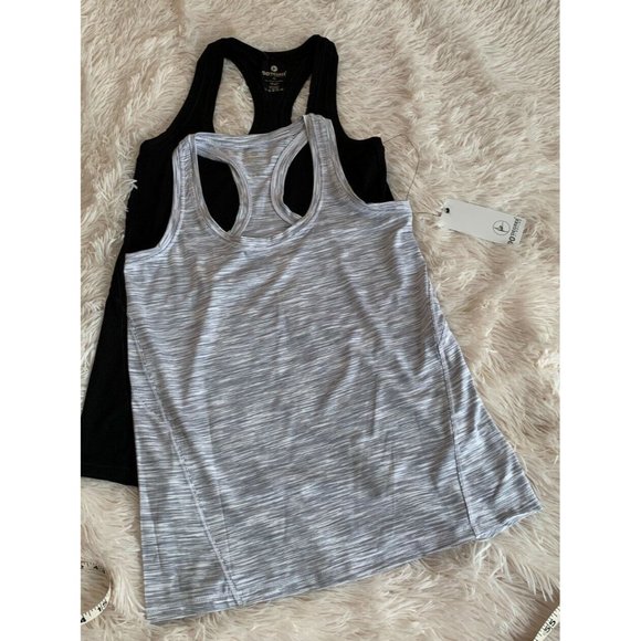 90 Degree By Reflex Tops - Women 90 DeGree By Reflex 2 PK Tank Top Black/White Surf SD Size XS